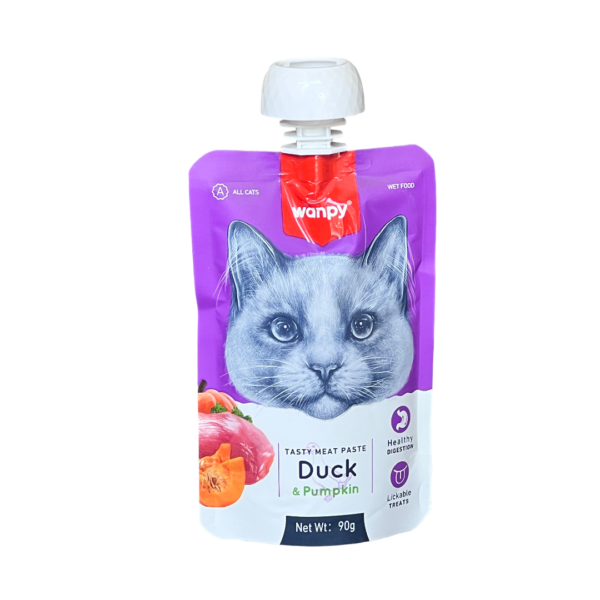 Wanpy tasty meat paste (Duck and pumpkin) 90gm