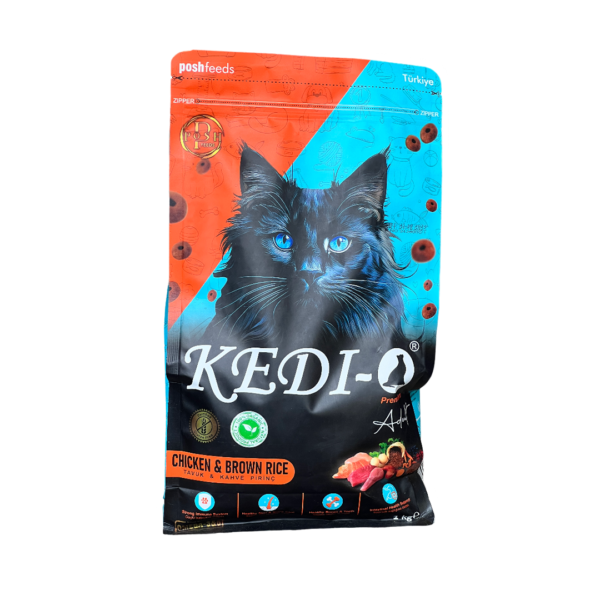 Kedi-O adult cat food (chicken and brown rice) 1kg