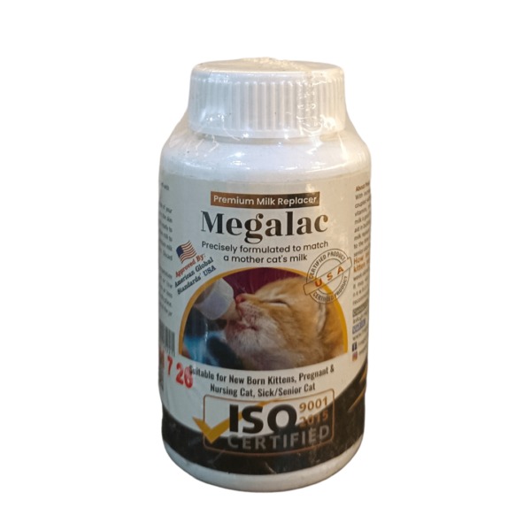 Megalac premium milk replacer for kittens