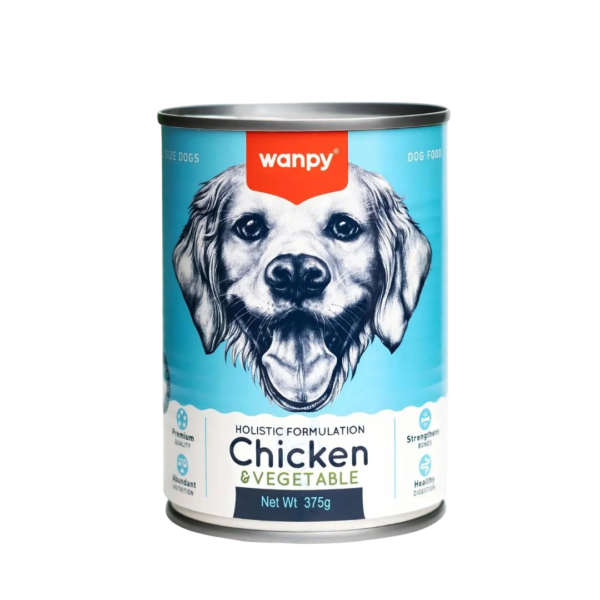 Wanpy Dog tin (chicken and vegetable) 375gm