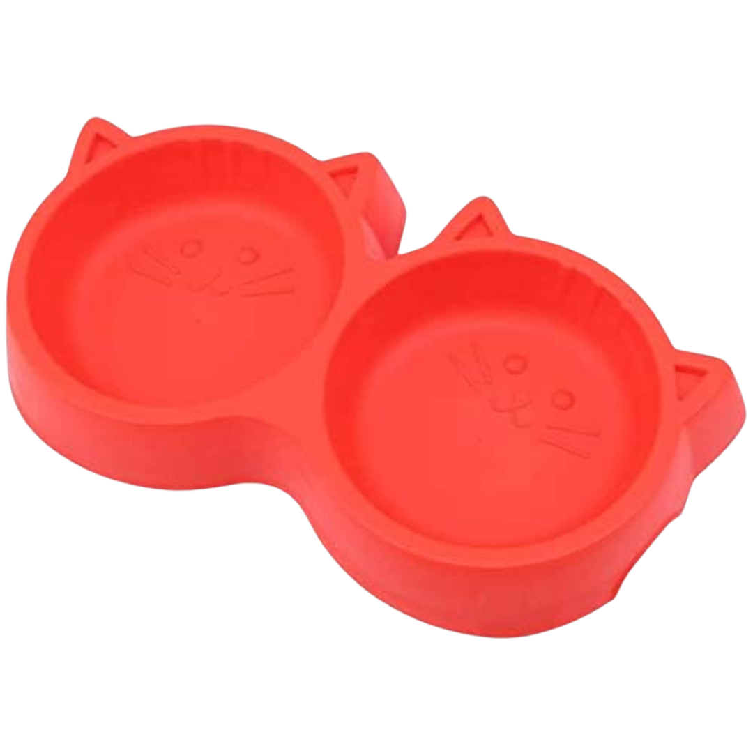 Automatic cat food dispenser with portion control and timer for scheduled feeding