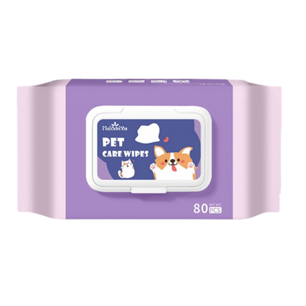 Meishiyu Pet care wipes (80 wipes)