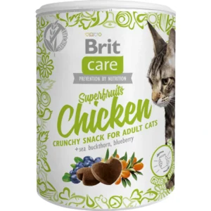 Brit Care Super Fruits Crunchy Snacks for Adult (Chicken) 100gm