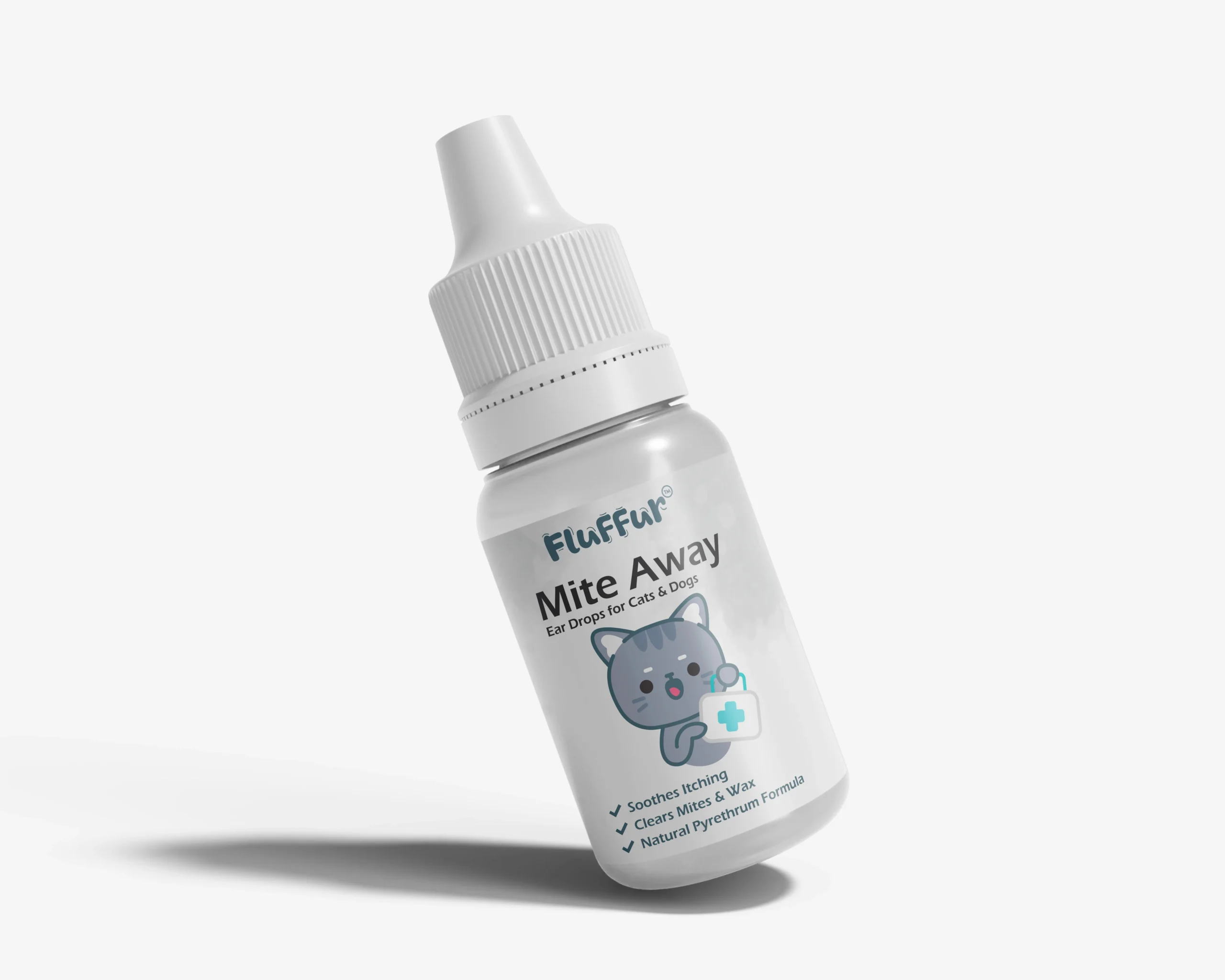 Flufffur Mite Away Ear Drops For Cats & Dogs
