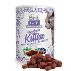 Brit Care Superfruits Crunchy Snacks for Kittens 100gm