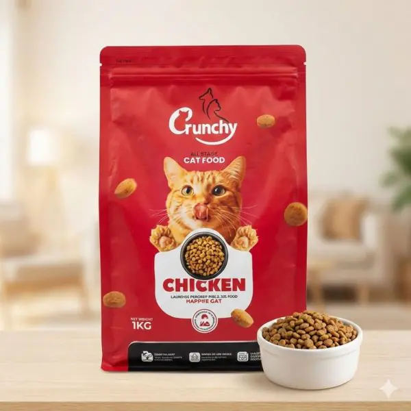 Crunchy All Life Stage Cat Food 1kg